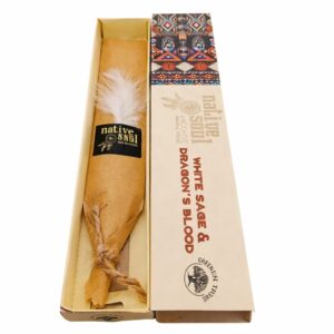 Bâtonnet d'encens sauge blanche et sang de dragon