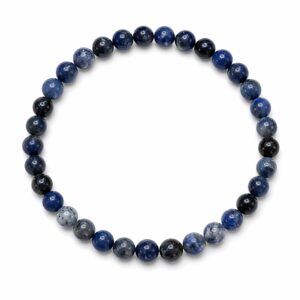 Bracelet boules 4mm - Dumortiérite