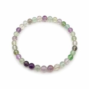 Bracelet boules 4mm - fluorine ou fluorite