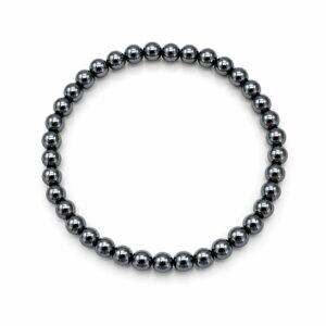 Bracelet boules 4 mm - Hématite
