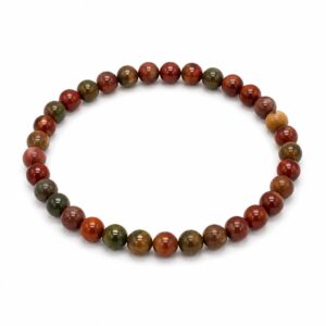 Bracelet boules 4mm - Jaspe