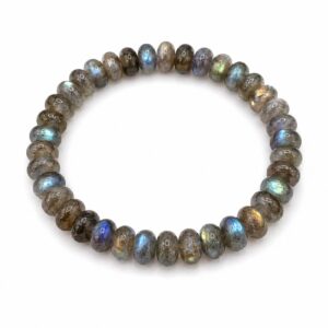 Bracelet spécial – bracelet rondelle de labradorite