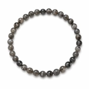 Bracelet boules 4mm - Larvikite
