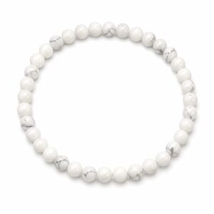 Bracelet boules 4mm - Howlite