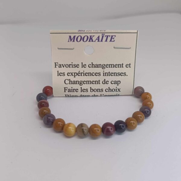 Bracelet boules enfant 6mm - Mookaïte