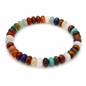 Bracelet spécial : Bracelet rondelles multi pierres