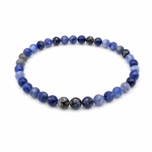 Bracelet boules 4mm - Sodalite