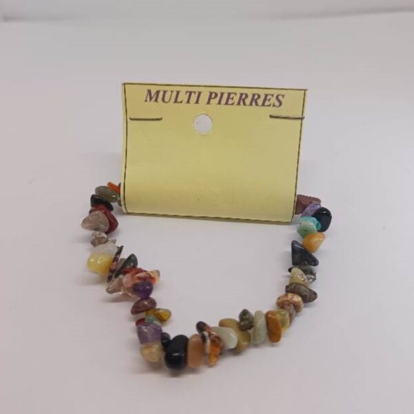 Bracelet baroque mutli-pierres