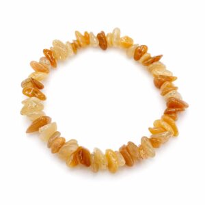 Bracelet baroque d'aventurine jaune