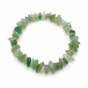 Bracelet baroque d'aventurine verte