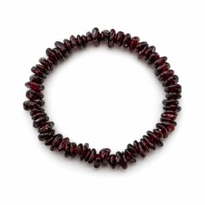Bracelet baroque en Grenat
