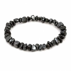 Bracelet baroque en Hématite
