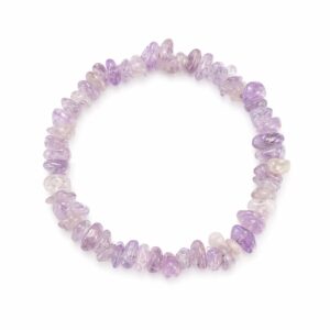 Bracelet baroque de Quartz lavande