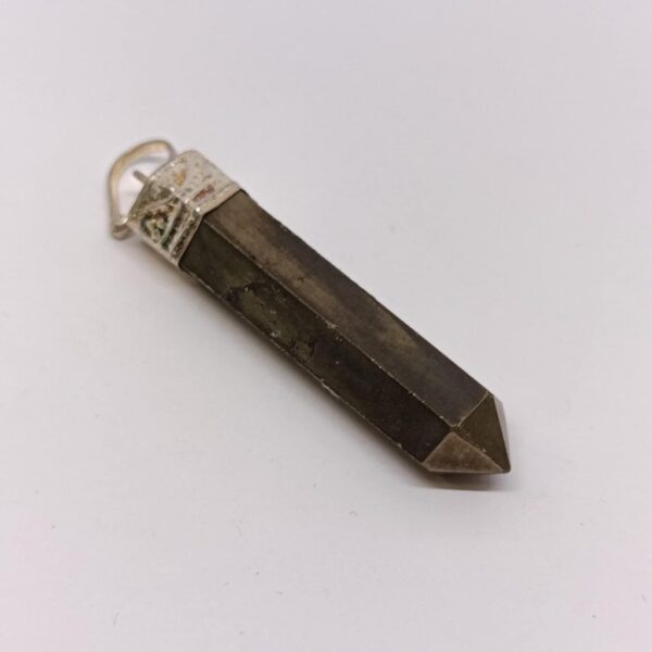 Pendentif en pointe de Pyrite