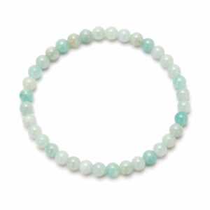 Bracelet boules 4 mm d'Amazonite