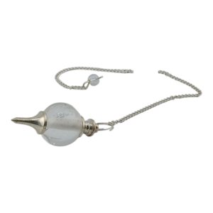 Pendentif sphère cristal de roche