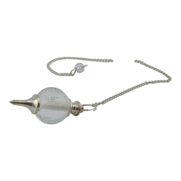 Pendentif sphère cristal de roche