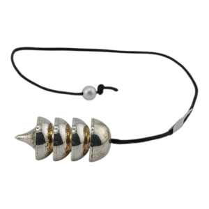 Pendule en métal argenté
