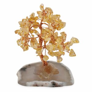Bonsaï en Citrine ( améthyste chauffée)