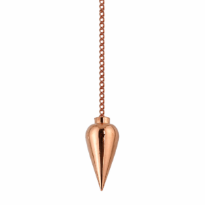 Pendule divinatoire en métal