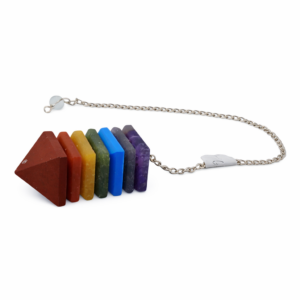 Pendule pilier pyramide 7 chakras